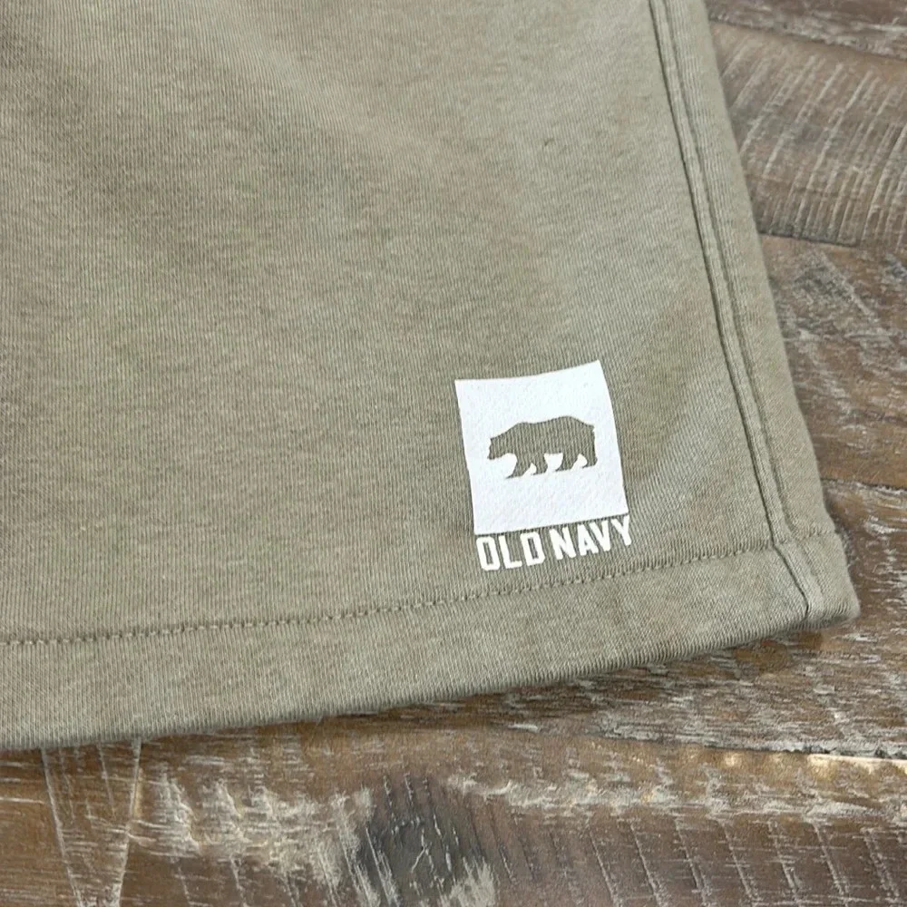 Old Navy Light Forest Green Fleece Shorts